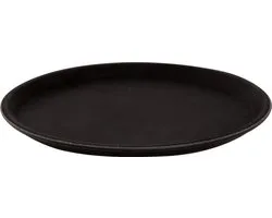 Mammoet - Dienblad - Easy - Rond - Antislip - 36 cm - Zwart - Polypropyleen