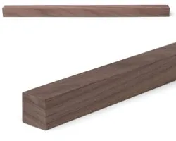 Latte en Bois de Noyer - Bois sur Mesure - Fabrication de Meubles - Raboté sur Quatre Faces - 25 x 25 mm - Naturel