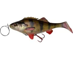 Savage Gear 4D Line Thru Perch Shad - Slow Sink - Perch - 20cm - 100g - Zwart