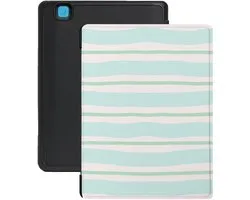 Lunso Compatible avec Kobo Aura Edition 2 étui (6 pouces) - Housse de protection en cuir Saffiano végan - Soft Surf