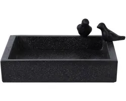Best For Birds Vogelbad Terrazzo Vierkant - Drinkbak - 32x32x12 cm