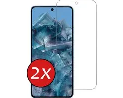 Screenprotector - 2 Stuks - Geschikt voor Google Pixel 8 Pro - Extra Sterk - Beschermglas - Gehard Glas - Tempered Glass - Screen Protector