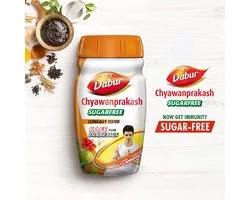 Original Indian Dabur - Chyawanprash - Chawanprash - SUGARFREE - SUIKERVRIJ - Boosts Immune System - 900gr - Safe for Diabetics