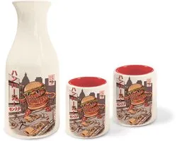 Ilustrata Burgerzilla - Sake Set