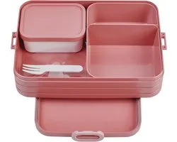 Famanu Bento lunchbox Take a Break large - Vivid mauve