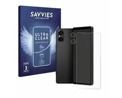 Savvies - Screenprotector voor Sony Xperia 5 V (Voor+Camera) - Folie Beschermfolie transparant 6 Stuks