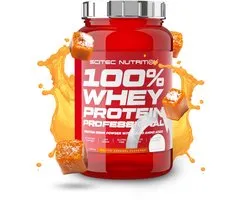 Scitec Nutrition - 100% Whey Protein Professional (920 grammes - Caramel salé) - poudre de protéines - shakes protéinés - protéines - 30 shakes