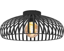 Plafonnier EGLO Mogano 3 / E27 - Ø 43 cm - Zwart - Acier