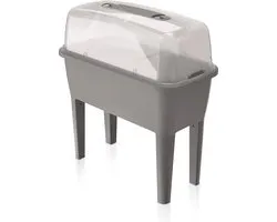 Moestuinbak Kweektafel Respana Planter High Set 77x39x82cm STEENGRIJS Prosperplast