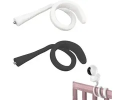 SnelShoppen - Flexibele Baby Camera Beugel voor TP-Link Tapo C200/C210/C211/C212/C220/C225, Veiligheidsmonitor Houder van Duurzaam Silicone, Ideaal vo