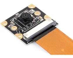 Waveshare IMX219 Camera Module, Compatible with Raspberry Pi 5, 8MP, MIPI-CSI Interface, 79.3°FOV, Comes with Pi5 CSI Flexible Cable 200mm, 3280×2464 Resolution