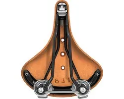 Brooks zadel B67S dames honing - ZDB427DH