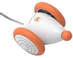 CHEERBLE Wicked Mouse - Jouet interactif pour chat avec capteurs de collision - Souris jouet pour chat - Rechargeable par USB - Jouet pour chat - Jaune
