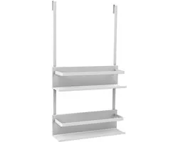 Allibert New Game - support de douche - 35 cm - aluminium laqué blanc mat