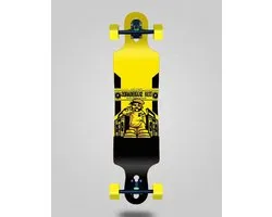 Longboard Compleet - Skateboard Drop Deck - Cruisen en Transport - Drop Txin Ontwerp - 40x9 inch - Meerkleurig