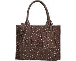 Charm London Bond Avenue Shopper - Nylon Shopper - Print - Schoudertas - Verstelbare Schouderband - Dames Tas - Tote Bag - Dames Tas - Hert