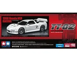 Tamiya Modelbouwpakket Auto - 58739 RC Honda NSX Racing 1998 - TT-02 met Certificaat RC Plastic - 1:10 - Modelbouw