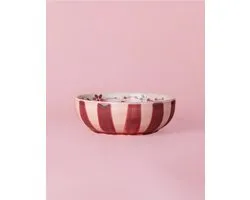 Rasp Bord Medium Sakura - Roze - Bloem - Streep - Rasp Schaaltje - Knoflook Rasp - Gember Rasp - Kookliefhebber - Handmade - Keramisch - Raspen - Schaven - Vegan - Vintage Raspbordje - Knoflookrasp - Knoflook Rasp Bordje