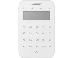 Hikvision DS-PK1-LT-WE AX PRO draadloos LED keypad met Mifare kaartlezer