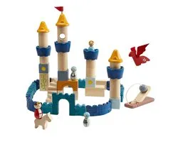 PlanToys Houten Speelgoed Kasteel Blokken-Orchard