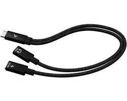 i-tec USB-C Cable Splitter Audio/Data + Power Delivery 100W