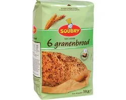 Soubry - Mix voor 6 granenbrood - 5kg