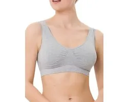 Bustier Comfee Crop Top Met uitneembare cups en brede bandjes