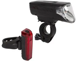 Walfort oplaadbare fietslampjesset 2-delig - Fietslicht - Fietsverlichting - Fietslamp - Fietslampje