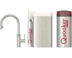 Quooker Flex RVS met Combi Boiler + CUBE