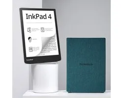 PocketBook InkPad 4 e-reader – 7.8 inch – 32 GB – waterdicht + Groene Sea Green Flip Cover – voordeelbundel