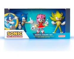 Comansi Sonic the Hedgehog - 3 Figuurtjes in Geschenkverpakking - 10 cm