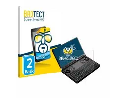 BROTECT - Screenprotector voor GPD Win Mini (2025) - Folie Beschermfolie transparant 2 Stuks
