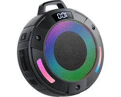 Draagbare Mini Luidspreker - Muziekbox Bluetooth - Douche Muziek Luisteren - IP68 Waterdicht Drijvend - 20 Uur Speeltijd - Zwart