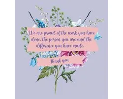Happy Retirement Guest Book with lined pages (hardback)