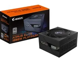 Gigabyte Aorus Elite - ATX 3.1 Voeding - 1000W - 80 Plus Platinum - Volledig Modulair