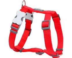 Beeztees hondentuig nylon effen Red 46 cm