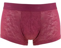 Calvin Klein heren microfiber boxer trunk sculpt lace rood
