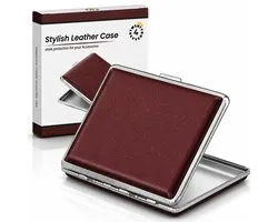 Twenty4seven® Étui à cigarettes en cuir - Convient pour 20 cigarettes - Porte-cigarettes et étuis à cigarettes - Boîte de rangement