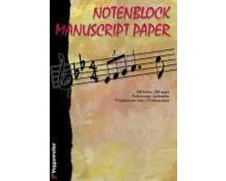 Notenblock Staff Paper 12-Balks