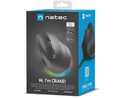 NATEC Crake 2 Pro muis Universeel Rechtshandig USB Type-A Optisch 12800 DPI