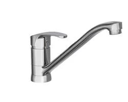 Robinet de cuisine SCHÜTTE Cellino - Mitigeur - Bec bas pivotant - Chrome