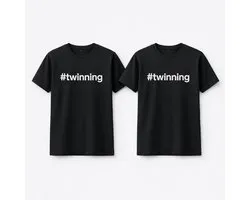 #TWINNING - T-Shirt - Manches courtes - Zwart - Taille 104 - Twin Set