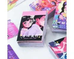 Manga & Anime Stickers 50 stickers – Bullet Journal, Planner & Scrapbook Stickers – Sinterklaas & Kerstcadeau – Schoencadeau – Cadeaus onder €5