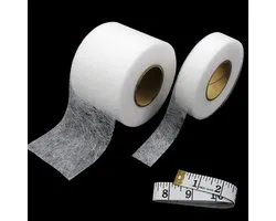 Ensemble de Ruban à Repasser pour Ourlets (20mm & 60mm) - 2x30m Wonderweb Sans Couture pour Pantalons, Rideaux et Réparation de Vêtements