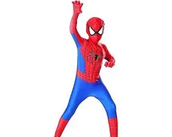 Costume de super-héros - Taille 110/116 - Spider boy - Spider - Costume de super-héros - Spider hero - Carnaval - Garçon - 5/6 ans