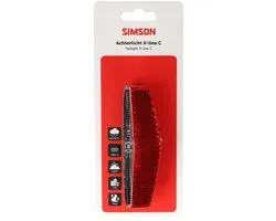 Simson achterlicht Aurora X-line C - USB-C oplaadbaar