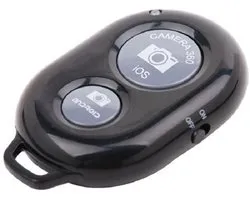 Bluetooth Remote Shutter Zwart – Afstandsbediening voor iOS & Android – Inclusief CR2032 Batterij