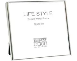 Deknudt Frames fotolijst S58MS1 - zilver - metaal - 10x10 cm