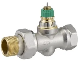 Danfoss Dynamic Valve de radiateur thermostatique droit 3/4 débit réglable de 25 135 l/h RA DV