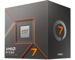 AMD Ryzen 7 8700F - Processeur - 4,1 GHz (5,0 GHz) - 8 cœurs - 16 threads - 24 Mo de cache - Socket AM5 - Refroidisseur Wraith Stealth - Boite
